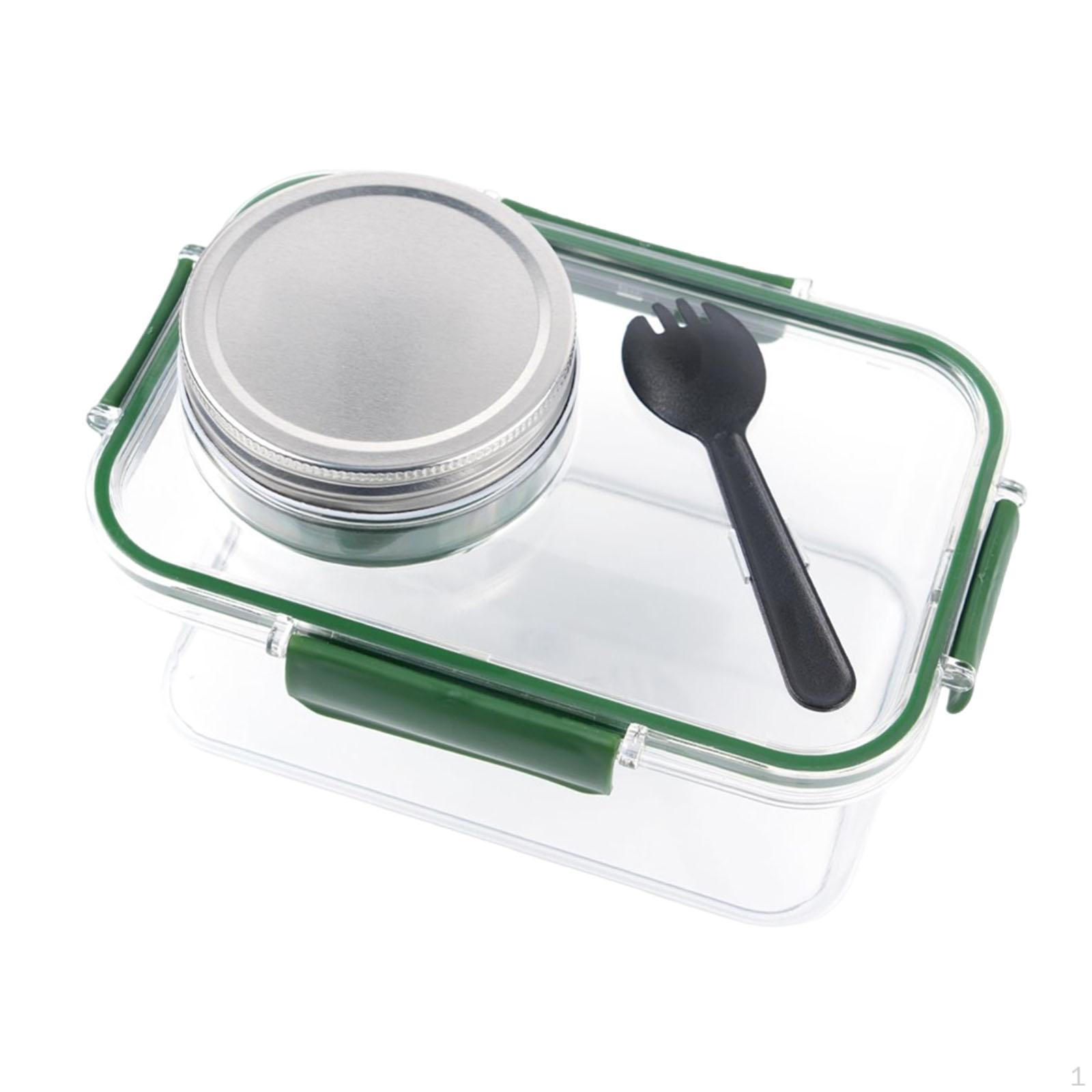 Salad Box Bento Easy to Clean Storage Jar Portable Fruit Food Container with Dressing
Salad Box Bento Easy to Clean Storage Jar Portable Fruit Food Container with Dressing