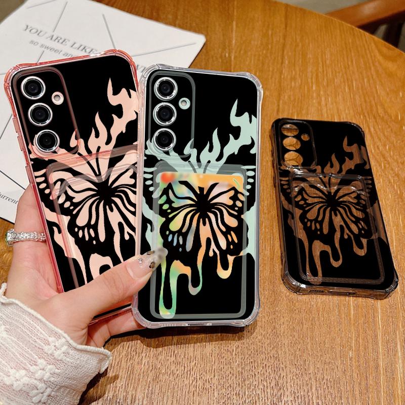 Shockproof Clear Card Slot Butterfly Pattern Shell for Samsung S25 S24 S22 Ultra Plus S23 S21 S20 Fe A55 A54 A53 A52 A35 A15 Soft Silicone Slim Cover Samsung S24 серый
Shockproof Clear Card Slot Butterfly Pattern Shell for Samsung S25 S24 S22 Ultra Plus S23 S21 S20 Fe A55 A54 A53 A52 A35 A15 Soft Silicone Slim Cover Samsung S24 серый