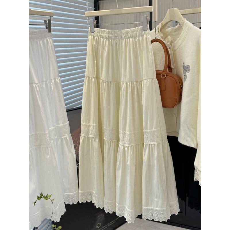 South Korea Dongdaemun spring and autumn new temperament versatile elastic waist high waist medium and long lace lace skirt One size fits all
South Korea Dongdaemun spring and autumn new temperament versatile elastic waist high waist medium and long lace lace skirt One size fits all