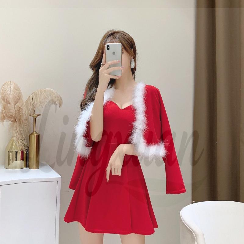 Stylish Fur Collar Camisole & Strapless Dress Nightclub Set Large красный
Stylish Fur Collar Camisole & Strapless Dress Nightclub Set Large красный