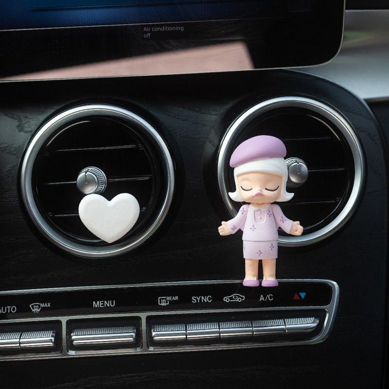New Car Gift Car Perfume Fragrance Cute Cartoon Air Vent Decoration Car Aroma Diffuser Stone Car Interior Ornament Fragrance Molly Purple + White Heart
New Car Gift Car Perfume Fragrance Cute Cartoon Air Vent Decoration Car Aroma Diffuser Stone Car Interior Ornament Fragrance Molly Purple + White Heart