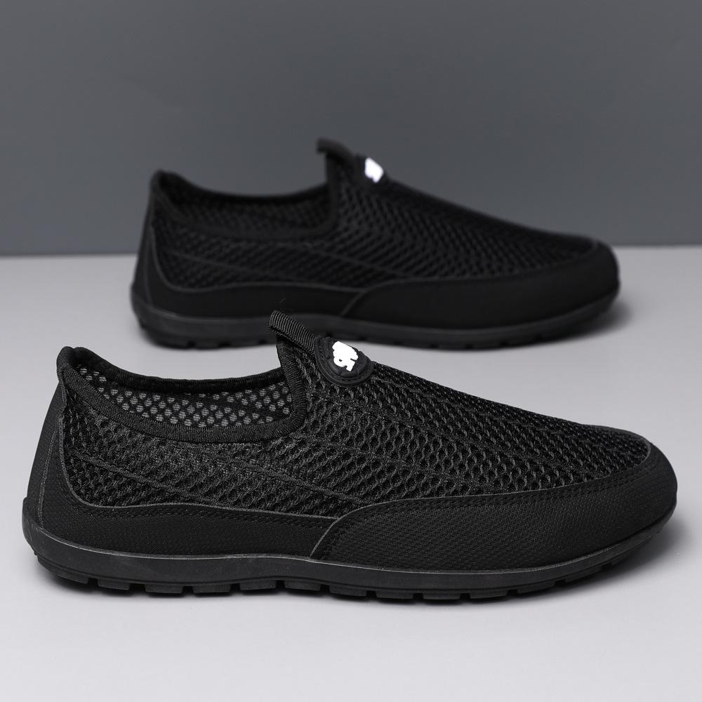Summer new men s shoes hollow mesh breathable fashion versatile non-slip wear-resistant middle-aged and elderly leisure sports running shoes 45 чорний
Summer new men s shoes hollow mesh breathable fashion versatile non-slip wear-resistant middle-aged and elderly leisure sports running shoes 45 чорний
