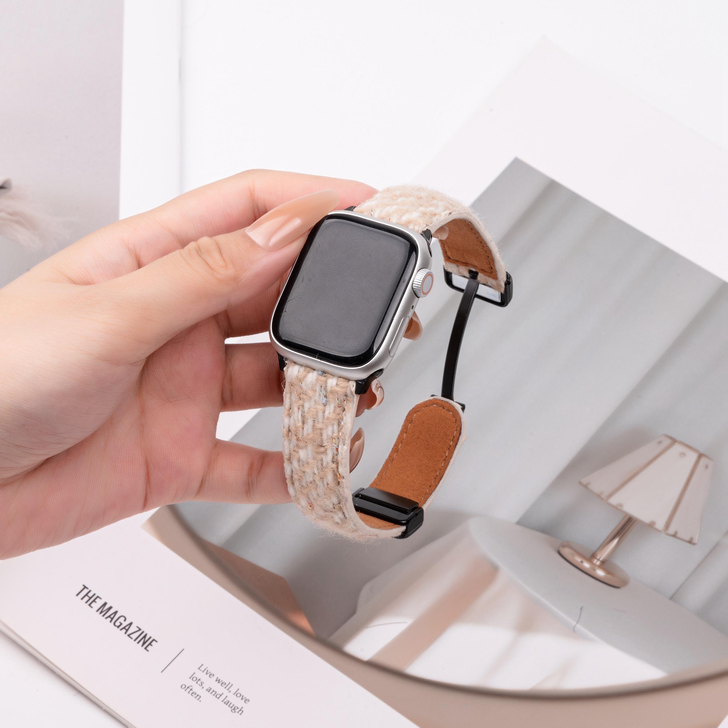 Genuine Cow Leather+Wool Watch Band for Apple Watch Series 10 Ultra 9 8 7 SE 6 5 4 3 2 1 46mm 49mm 45mm 44mm 42mm Wrist Strap Yellow
Genuine Cow Leather+Wool Watch Band for Apple Watch Series 10 Ultra 9 8 7 SE 6 5 4 3 2 1 46mm 49mm 45mm 44mm 42mm Wrist Strap Yellow