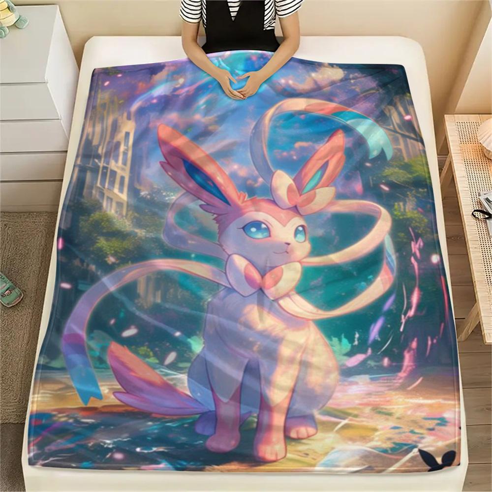 Sylveon Home Flannel Blanket Print Style for Bed Sofa Travel Picnic Outdoor.-TING 75x90cm
Sylveon Home Flannel Blanket Print Style for Bed Sofa Travel Picnic Outdoor.-TING 75x90cm