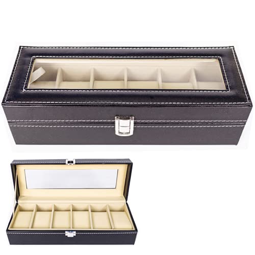 Watch Storage Box Watch Case Holds 6 Watches Collection Storage Box Storage Display Case Black
Watch Storage Box Watch Case Holds 6 Watches Collection Storage Box Storage Display Case Black