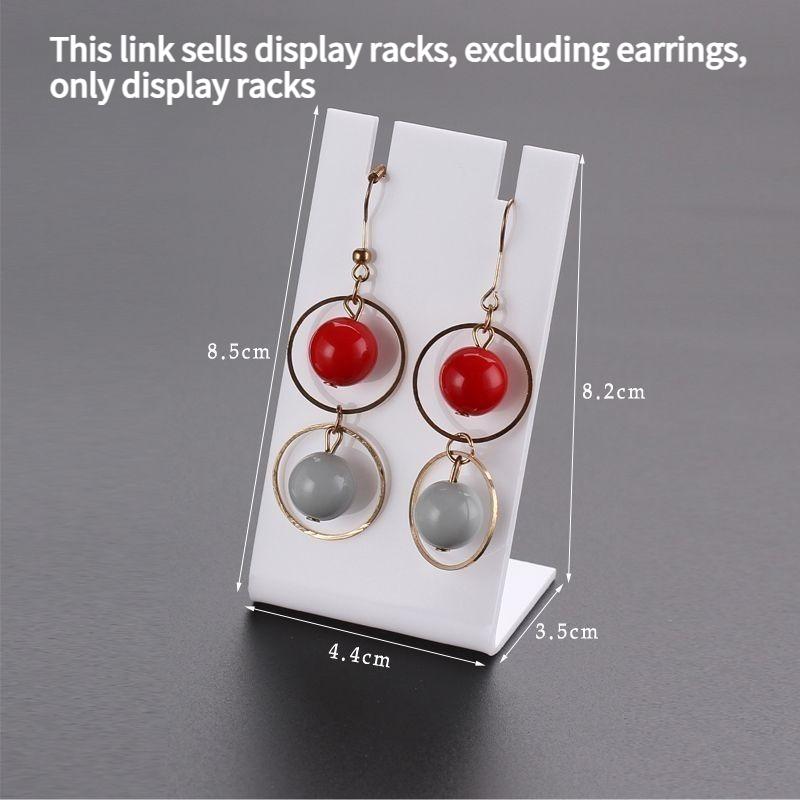 8.5x4.4x3.5cm Acrylic L-shaped Earring Display Stand Jewelry Storage Rack Necklace Pendant Prop Display Racks Jewelry Store Dedicated Display Board 3pcs
8.5x4.4x3.5cm Acrylic L-shaped Earring Display Stand Jewelry Storage Rack Necklace Pendant Prop Display Racks Jewelry Store Dedicated Display Board 3pcs