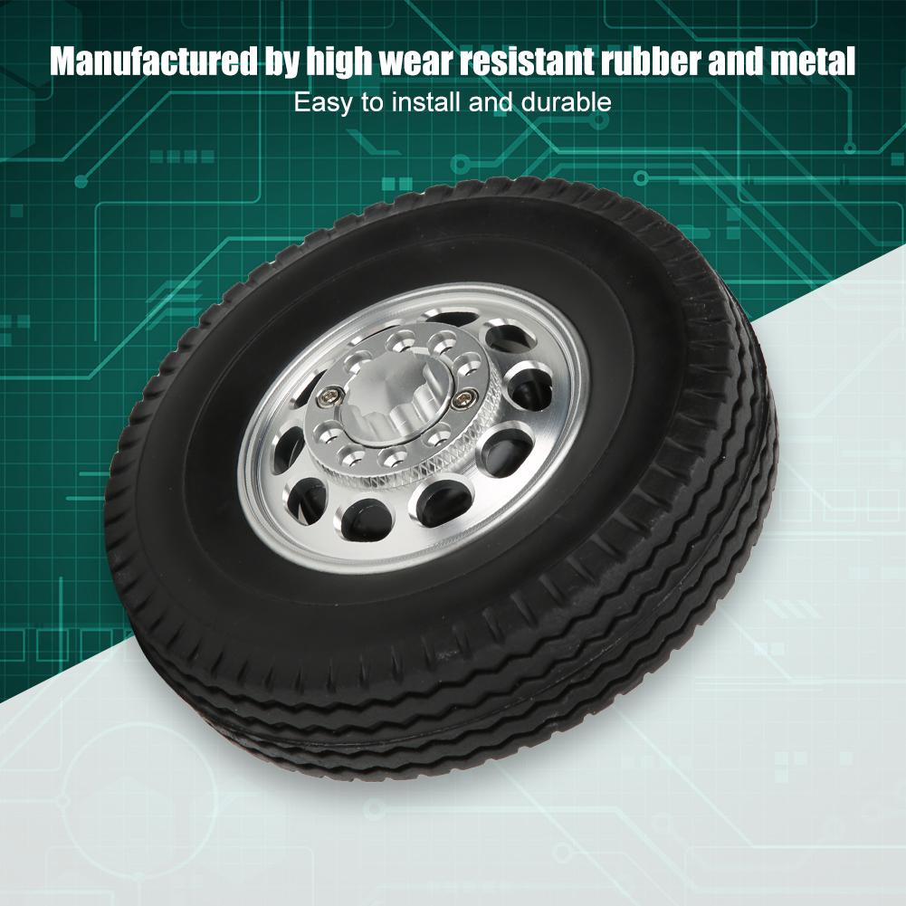 2PCs Front Wheel for Tamiya 1/14 RC Truck Tractor with Aluminum Alloy 10 Hole Wheel Hub
2PCs Front Wheel for Tamiya 1/14 RC Truck Tractor with Aluminum Alloy 10 Hole Wheel Hub