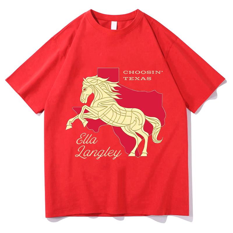 2026 Ella Langley Choosin Texas Tshirts Unisex Women Summer Cotton Clothing Casual Fashion Round Neck Short Sleeved Tee Streetwear M
2026 Ella Langley Choosin Texas Tshirts Unisex Women Summer Cotton Clothing Casual Fashion Round Neck Short Sleeved Tee Streetwear M