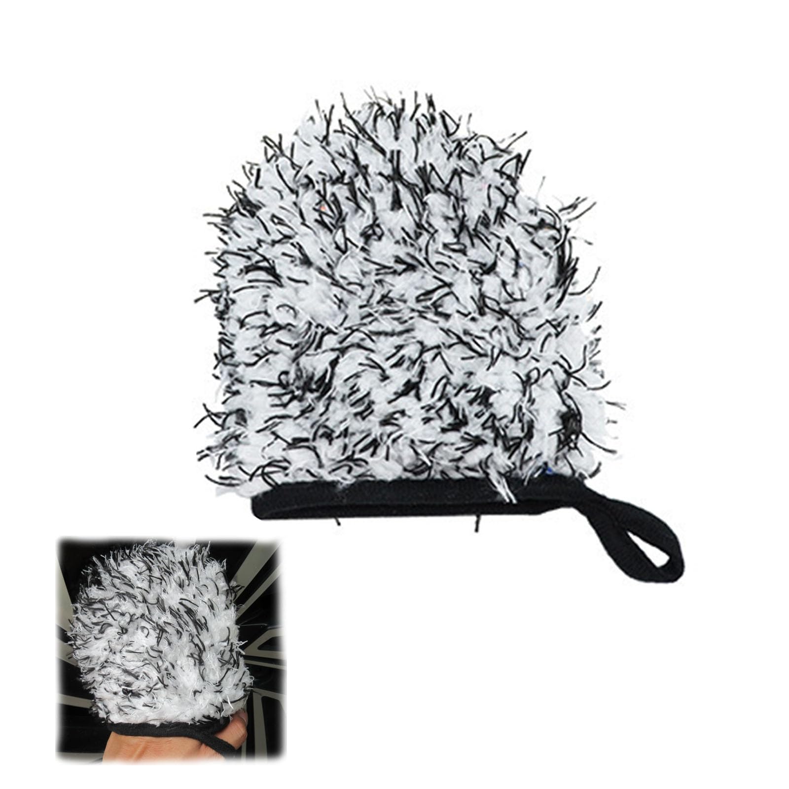 HUIKKJP Car Wash Mitt, Wheel Mitt, Car Wash Gloves, Microfiber, Multifunctional Car Wash Mitt, others білий
HUIKKJP Car Wash Mitt, Wheel Mitt, Car Wash Gloves, Microfiber, Multifunctional Car Wash Mitt, others білий