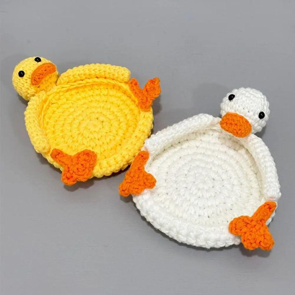 Non-slip Duck Crochet Coasters Table Protection Turtle Shaped Drinks Placemat Kitchen White Sheep
Non-slip Duck Crochet Coasters Table Protection Turtle Shaped Drinks Placemat Kitchen White Sheep