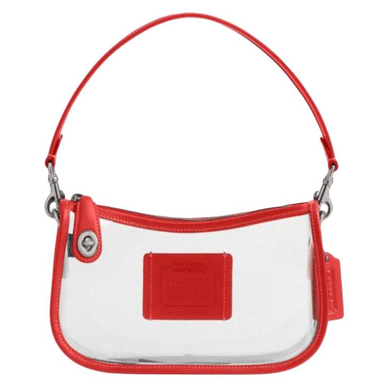 COACH 23 Transparent bag body with detachable handle PVC and smooth leather shoulder crossbody handbag medium women s red червоний
COACH 23 Transparent bag body with detachable handle PVC and smooth leather shoulder crossbody handbag medium women s red червоний