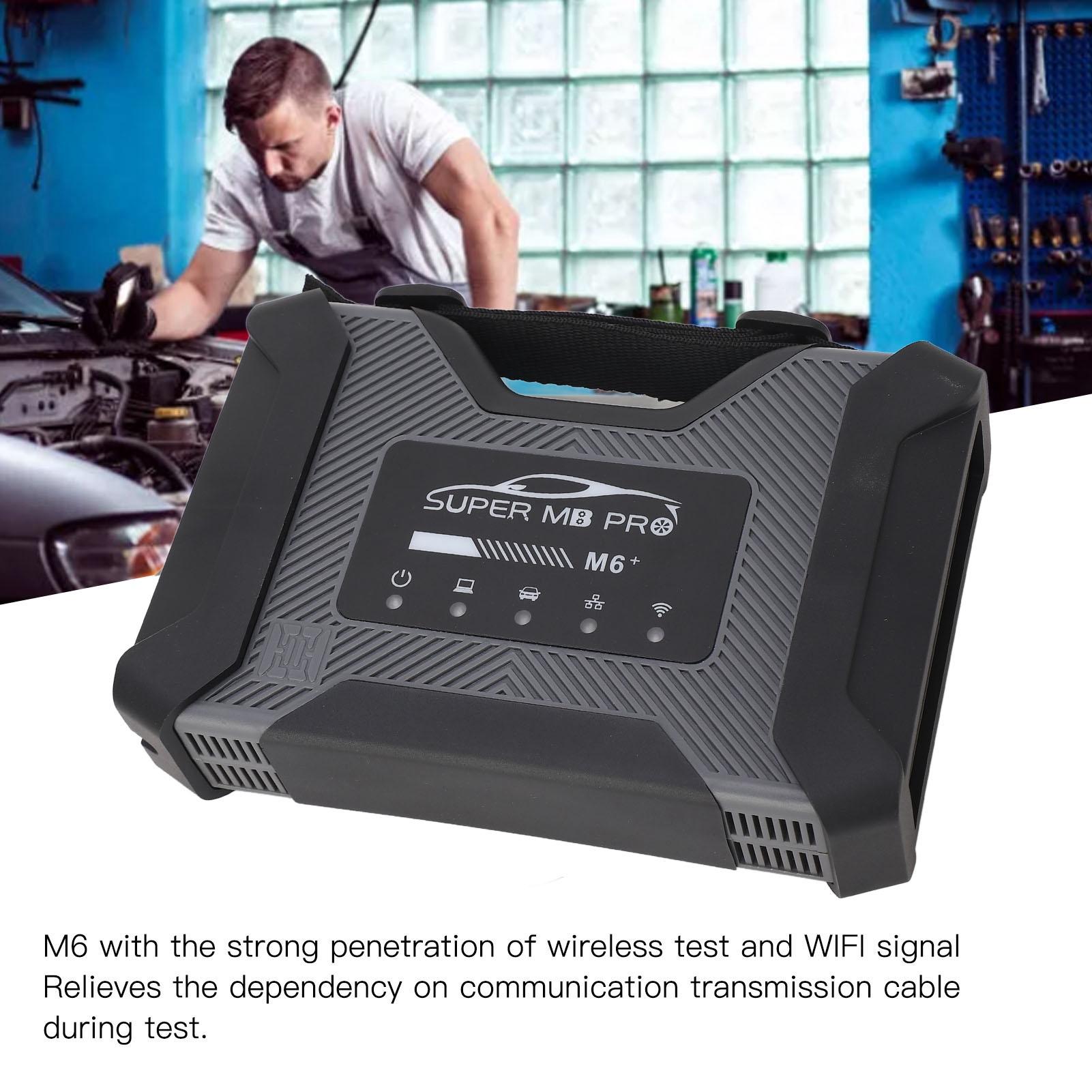 SUPER MB PRO M6+ Wireless Star Diagnosis Tool з мультиплексором Lan і OBD2 16pin Cable Replacement for Benz
SUPER MB PRO M6+ Wireless Star Diagnosis Tool з мультиплексором Lan і OBD2 16pin Cable Replacement for Benz