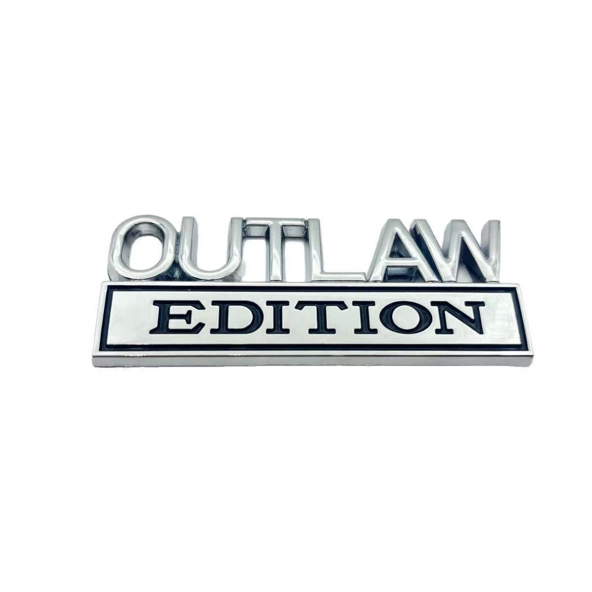 3D Metal OUTLAW EDITION Emblem Sticker Badge Fender Funny Decals Car Truck Replacement Door Decoration for Universal Car SUV
3D Metal OUTLAW EDITION Emblem Sticker Badge Fender Funny Decals Car Truck Replacement Door Decoration for Universal Car SUV