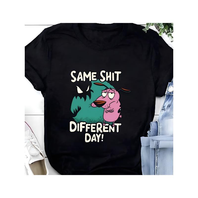 European sizes Black Cotton Men S Funny Courage The Cowardly Dog Vintage Graphic T-Shirt, Casual Crew Neck Short Sleeve Tee, Breathable 4XL чорний
European sizes Black Cotton Men S Funny Courage The Cowardly Dog Vintage Graphic T-Shirt, Casual Crew Neck Short Sleeve Tee, Breathable 4XL чорний