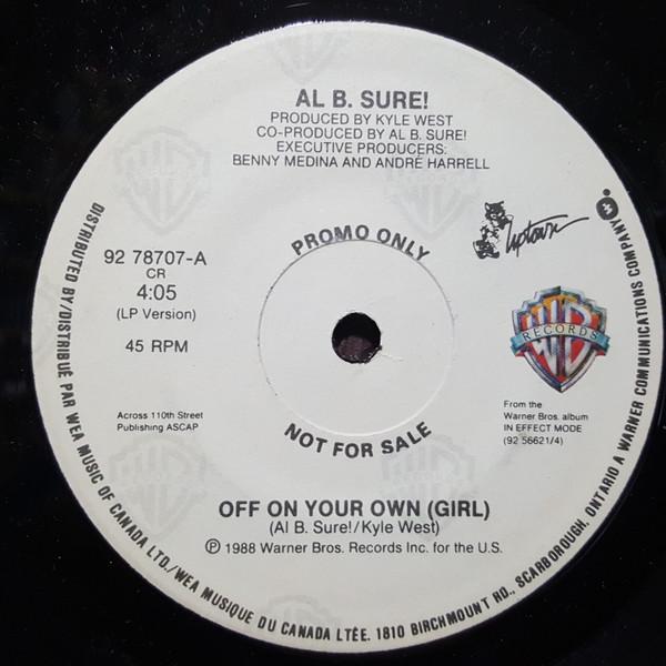 7inch Record AL B. SURE Off On Your Own Girl 9278707PROMO Warner Bros. Re 1988 Canada SoulFunk Used
7inch Record AL B. SURE Off On Your Own Girl 9278707PROMO Warner Bros. Re 1988 Canada SoulFunk Used