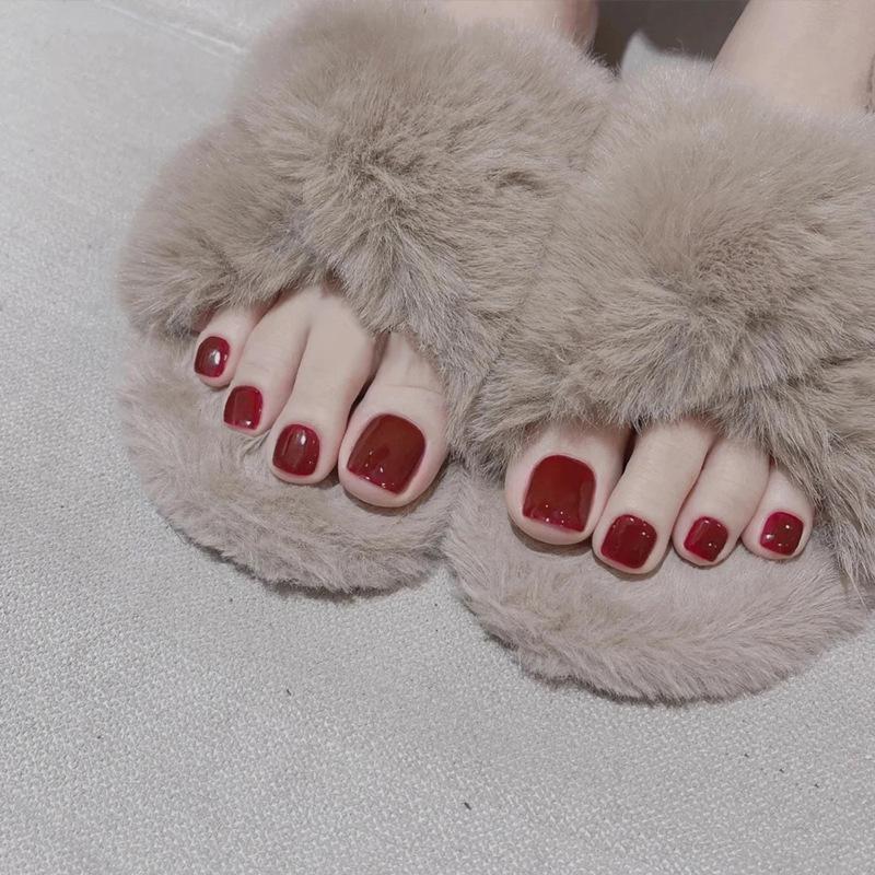 Burgundy TikTok Trend Toenail Press-On Nails - Removable False Nail Stickers Glue Style
Burgundy TikTok Trend Toenail Press-On Nails - Removable False Nail Stickers Glue Style