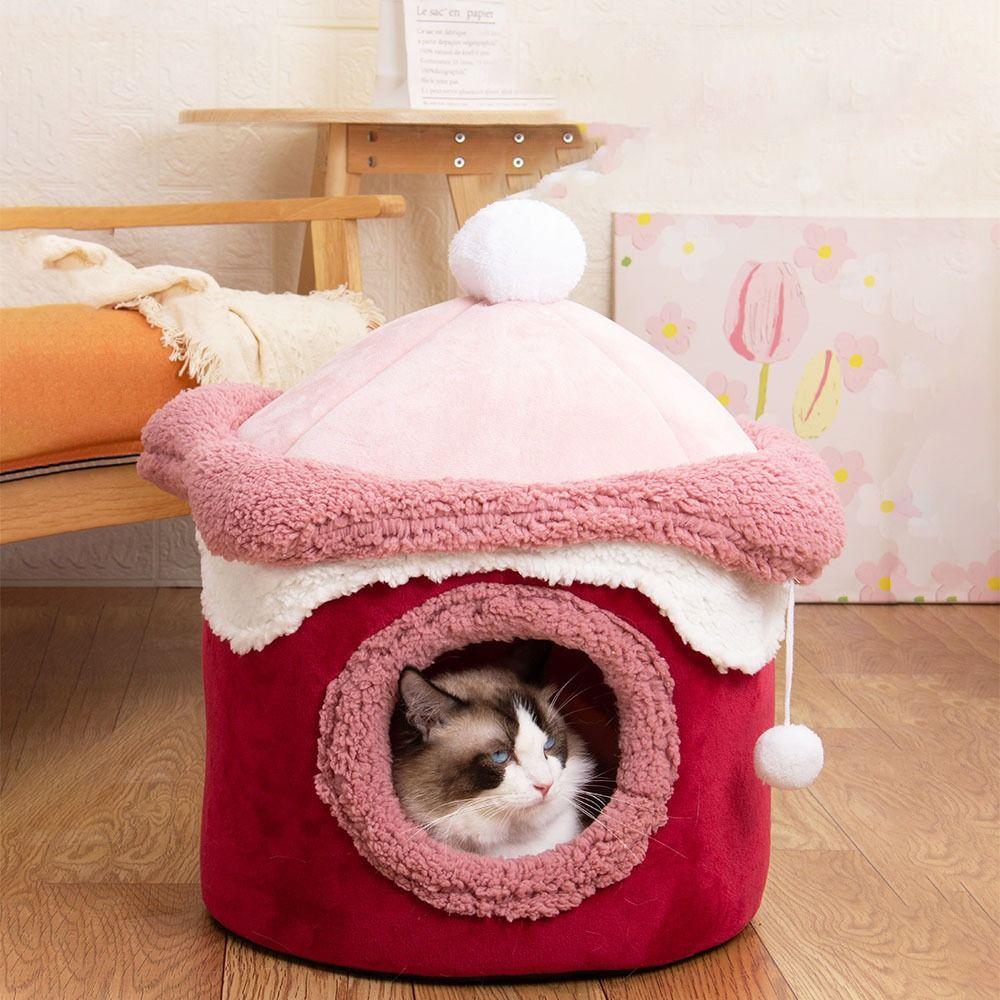 Warm Princess Cat House Comfortable Winter Warm Dog House Ice Cream House Pet Nest Autumn
Warm Princess Cat House Comfortable Winter Warm Dog House Ice Cream House Pet Nest Autumn