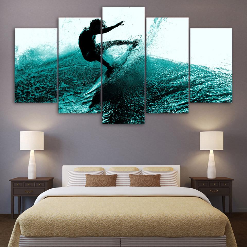 Человек Серфинг Модульный 5 шт. HD Wall Art Печать на холсте HD Печать постеры Картины Маслом Гостиная Домашний Декор Фотографии
Человек Серфинг Модульный 5 шт. HD Wall Art Печать на холсте HD Печать постеры Картины Маслом Гостиная Домашний Декор Фотографии