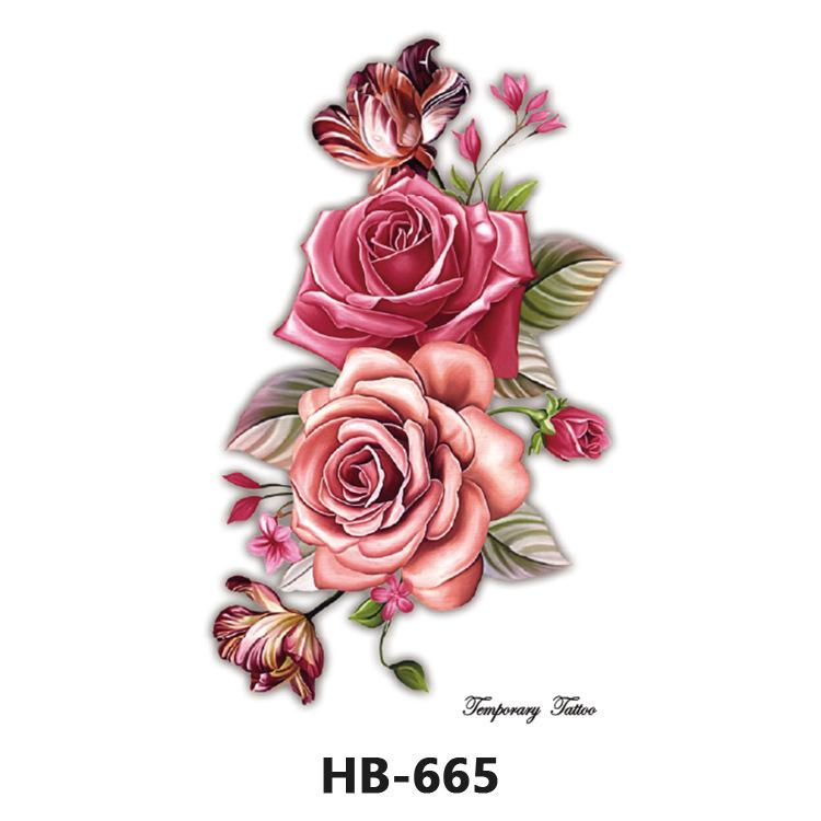 Floral Temporary Tattoo Sticker Half Arm Design Realistic Rose Flower Pattern Waterproof Skin Safe Transfer Decal HB-665 Suitable for Body Art
Floral Temporary Tattoo Sticker Half Arm Design Realistic Rose Flower Pattern Waterproof Skin Safe Transfer Decal HB-665 Suitable for Body Art