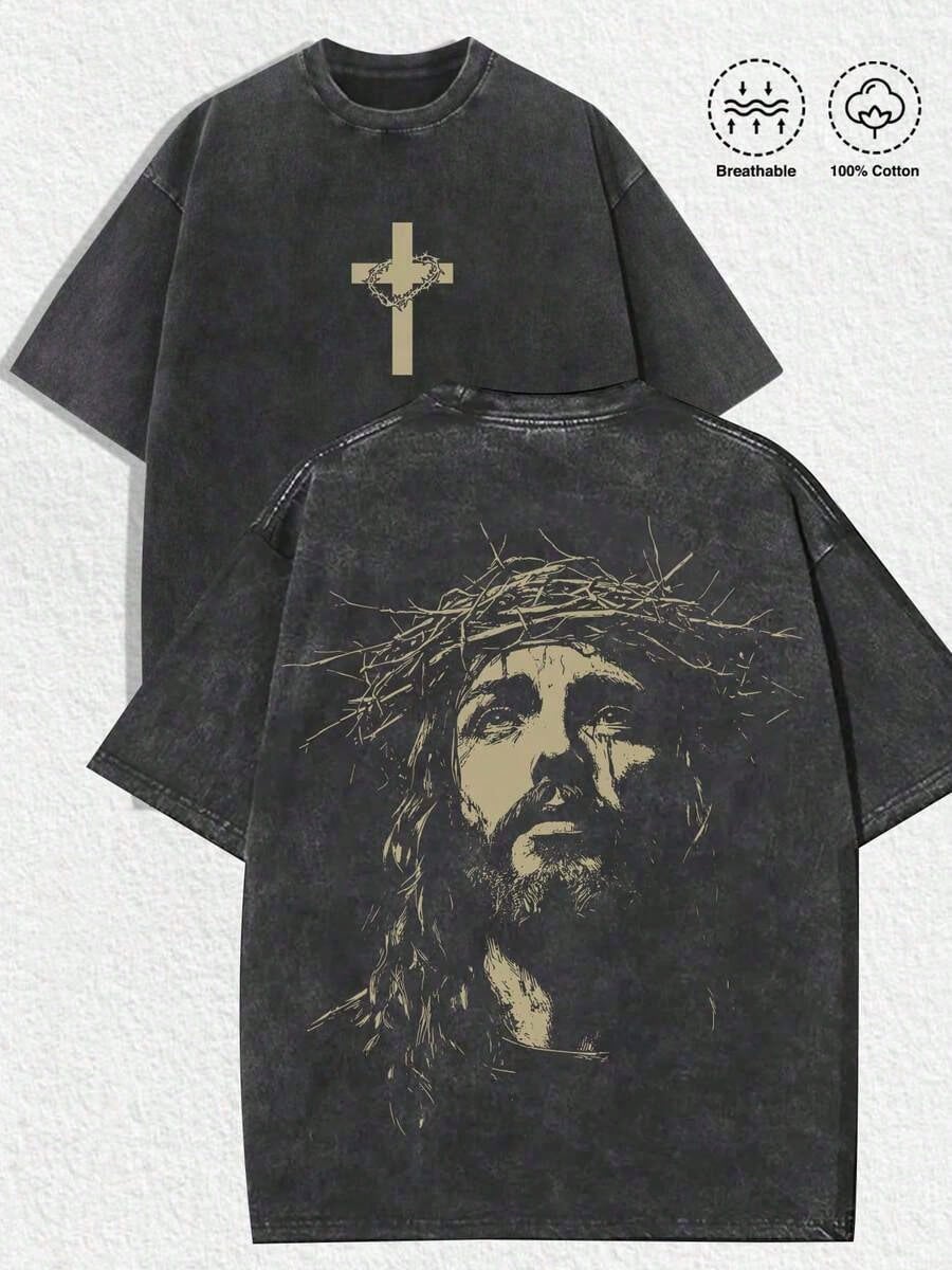 Vintage Washed Christian Faith Cross Jesus Print Oversized TShirt Bundle Religious Aesthetic Tees for Believers S
Vintage Washed Christian Faith Cross Jesus Print Oversized TShirt Bundle Religious Aesthetic Tees for Believers S
