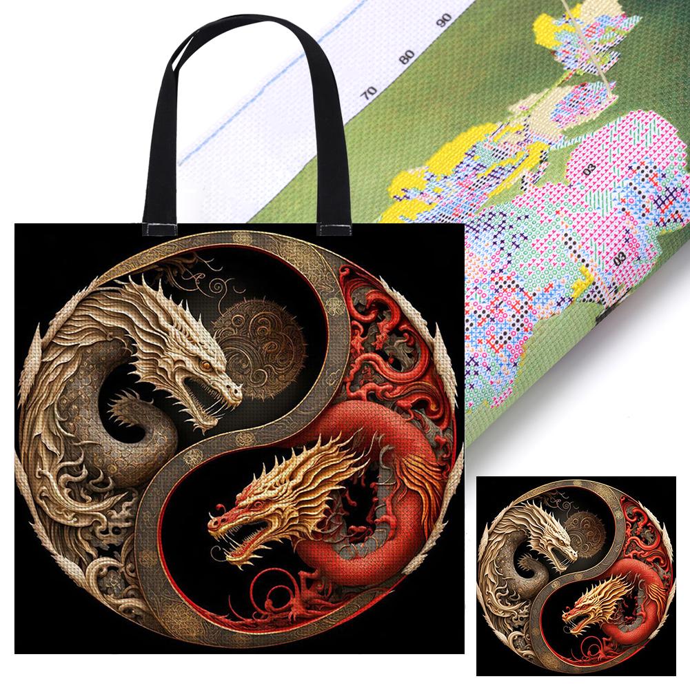 11CT Lotus Trees Dragon Tiger Набор для вышивки крестом Холщовая сумка в подарок для друзей *Z 4
11CT Lotus Trees Dragon Tiger Набор для вышивки крестом Холщовая сумка в подарок для друзей *Z 4