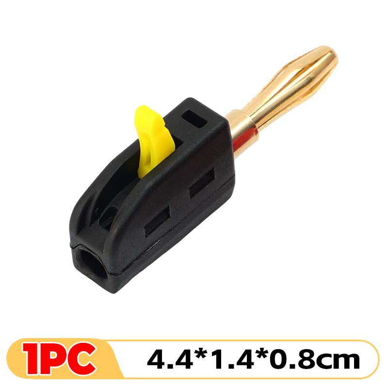 1/20x Speaker Banana Plugs for Home Theater Audio Video Receiver Sound Gold Plated Banana Connector Plug Tools Black and Red
1/20x Speaker Banana Plugs for Home Theater Audio Video Receiver Sound Gold Plated Banana Connector Plug Tools Black and Red