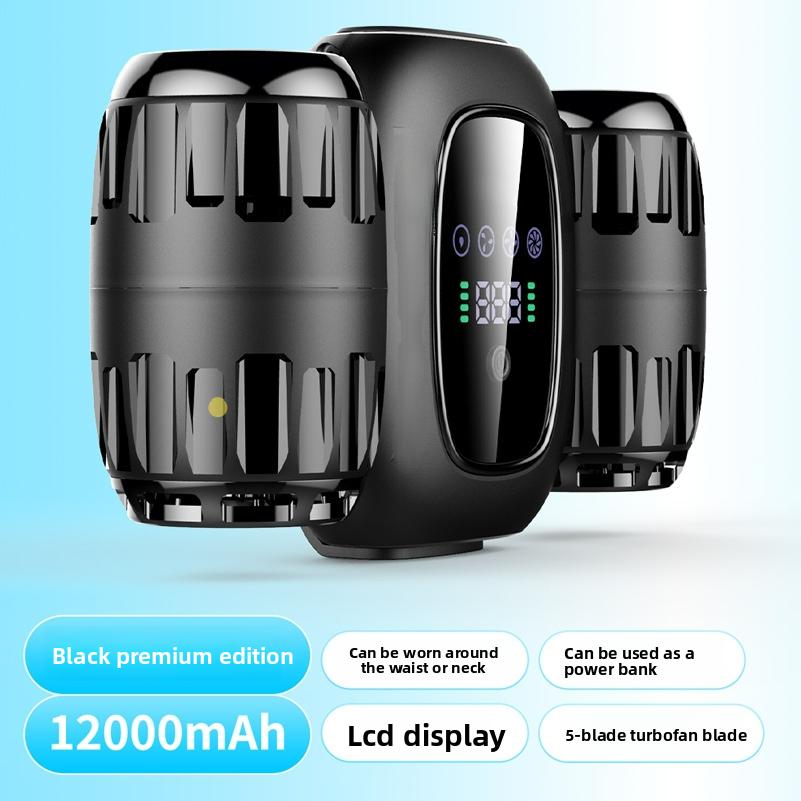 10000mah Waist Clip Fan Handsfree Fan 4 Speeds Adjustable Portable Belt Fan Neck Fan for Gardening Camping Hiking Farm Traveling чорний
10000mah Waist Clip Fan Handsfree Fan 4 Speeds Adjustable Portable Belt Fan Neck Fan for Gardening Camping Hiking Farm Traveling чорний