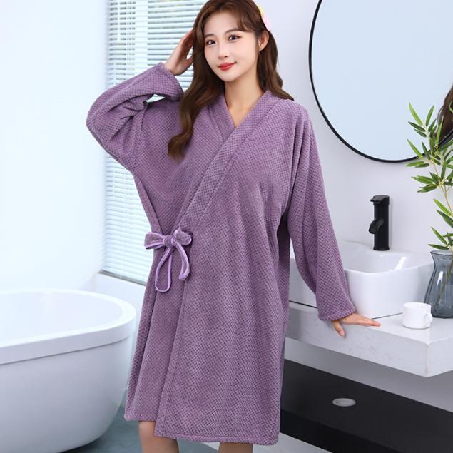 Большие банные полотенца для тела Коралловые бархатные банные полотенца женские носимые быстросохнущие пляжные спа халаты банная юбка long sleeve
