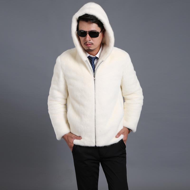 Новая специальная шуба из искусственной норки, мужская цельная норковая мужская куртка из норки с капюшоном и лацканами, мужская большого размера S белый
Новая специальная шуба из искусственной норки, мужская цельная норковая мужская куртка из норки с капюшоном и лацканами, мужская большого размера S белый