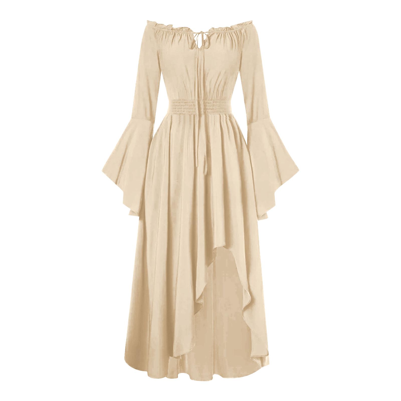 Женское сексуальное ретро платье на Хэллоуин в готическом стиле с подтяжками и рукавами-трубами на бедрах S бежевый
Женское сексуальное ретро платье на Хэллоуин в готическом стиле с подтяжками и рукавами-трубами на бедрах S бежевый