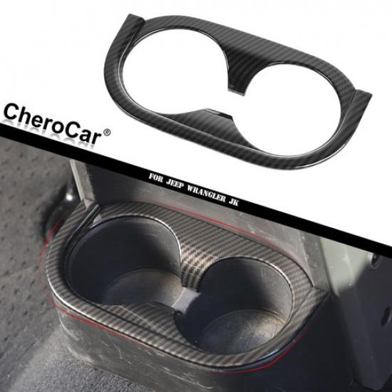 For 2007-2010 JK Jeep Wrangler Rear Cup Holder Frame Trim Cover Carbon Fiber ABS
For 2007-2010 JK Jeep Wrangler Rear Cup Holder Frame Trim Cover Carbon Fiber ABS