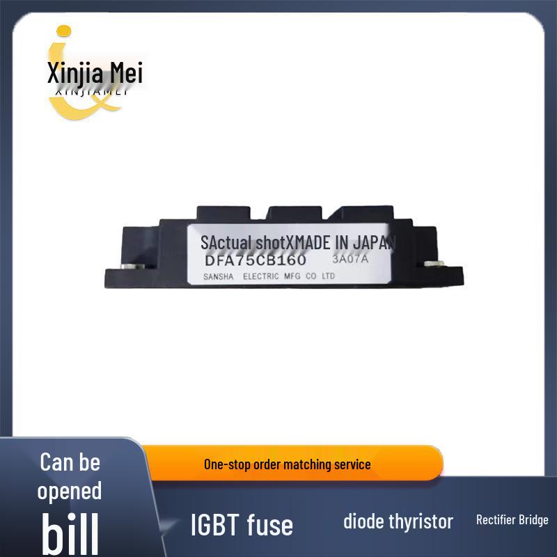 DFA75CB160 DFA150AA80 New Energy Rectifier Bridge Diode Module - Brand New Original DFA75CB160
DFA75CB160 DFA150AA80 New Energy Rectifier Bridge Diode Module - Brand New Original DFA75CB160