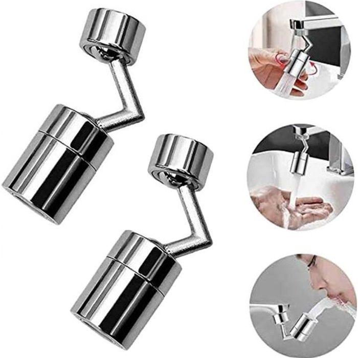 Lot de 2 Economiseur d’Eau Rotatif à 720 ° Filtre Robinet Universel Anti-éclaboussures Double Joint Net à 4 Couches
Lot de 2 Economiseur d’Eau Rotatif à 720 ° Filtre Robinet Universel Anti-éclaboussures Double Joint Net à 4 Couches