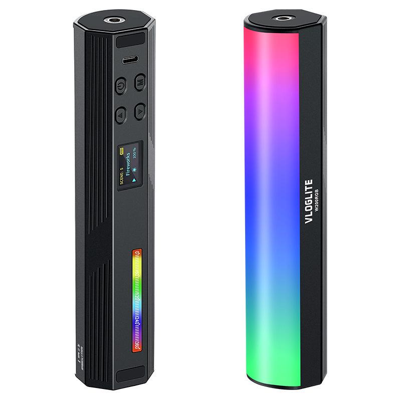 7VLOGLITE W200RGB Handheld Fill Light Stick: Full-Color LED Photography & Broadcast Atmosphere Lamp
7VLOGLITE W200RGB Handheld Fill Light Stick: Full-Color LED Photography & Broadcast Atmosphere Lamp