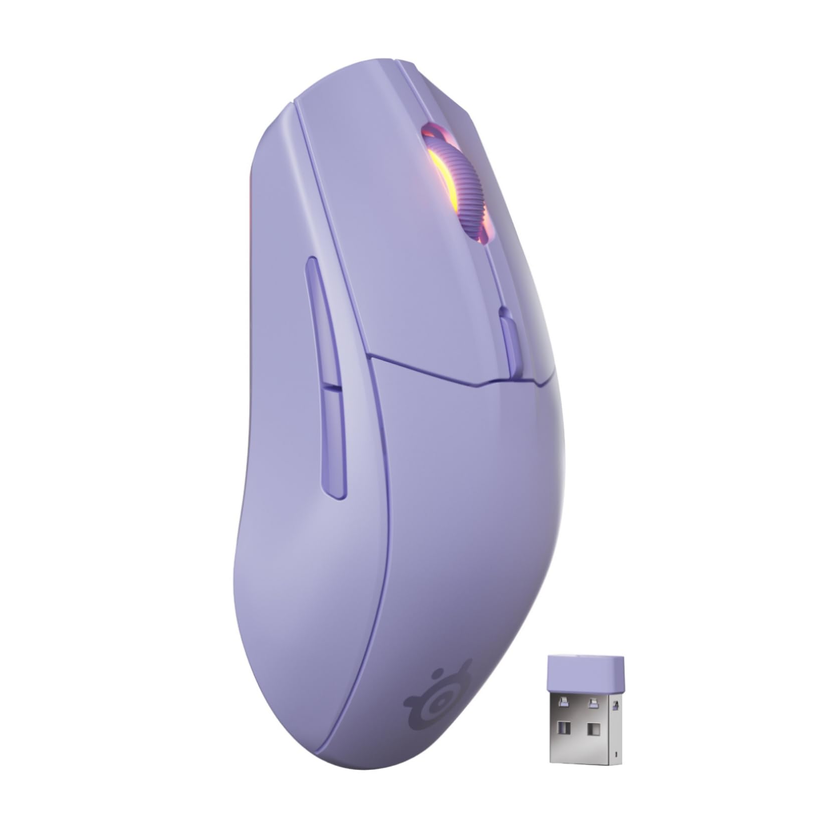 SteelSeries Rival 3 WL Gen 2 Wireless Gaming Low Latency Durable Mechanical PTFE Lavender Mouse, 2.4Ghz/Bluetooth Compatible, Lightweight, (1.9ms),
SteelSeries Rival 3 WL Gen 2 Wireless Gaming Low Latency Durable Mechanical PTFE Lavender Mouse, 2.4Ghz/Bluetooth Compatible, Lightweight, (1.9ms),