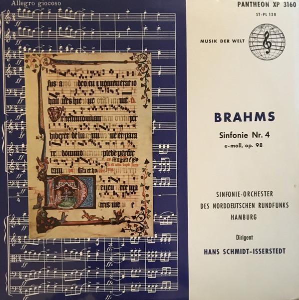 LP Record JOHANNES BRAHMS NDR SINFONIEORCHE Sinfonie Nr. 4 EMoll Op. 98 XP3160 Pantheon 1962 Germany Classical Used
LP Record JOHANNES BRAHMS NDR SINFONIEORCHE Sinfonie Nr. 4 EMoll Op. 98 XP3160 Pantheon 1962 Germany Classical Used