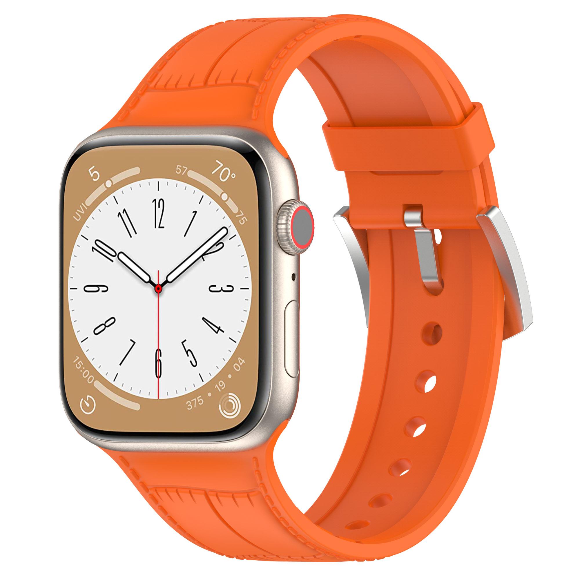 Watch Band for Apple Watch Series 10 46mm/Ultra 2 Ultra 49mm/Series 9 8 7 45mm/6 5 4 SE (2023) SE (2022) SE 44mm/3 2 1 42mm Leather Texture Strap Light Grey
Watch Band for Apple Watch Series 10 46mm/Ultra 2 Ultra 49mm/Series 9 8 7 45mm/6 5 4 SE (2023) SE (2022) SE 44mm/3 2 1 42mm Leather Texture Strap Light Grey