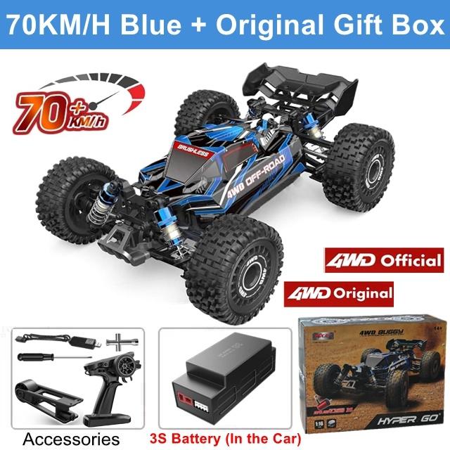 4WD Off Road RC Car Remote Control Car Super Fast Brushless 70KM/H High Speed 4X4 Buggy Drift Racing RTR Truck Toy for Adult Kid
4WD Off Road RC Car Remote Control Car Super Fast Brushless 70KM/H High Speed 4X4 Buggy Drift Racing RTR Truck Toy for Adult Kid