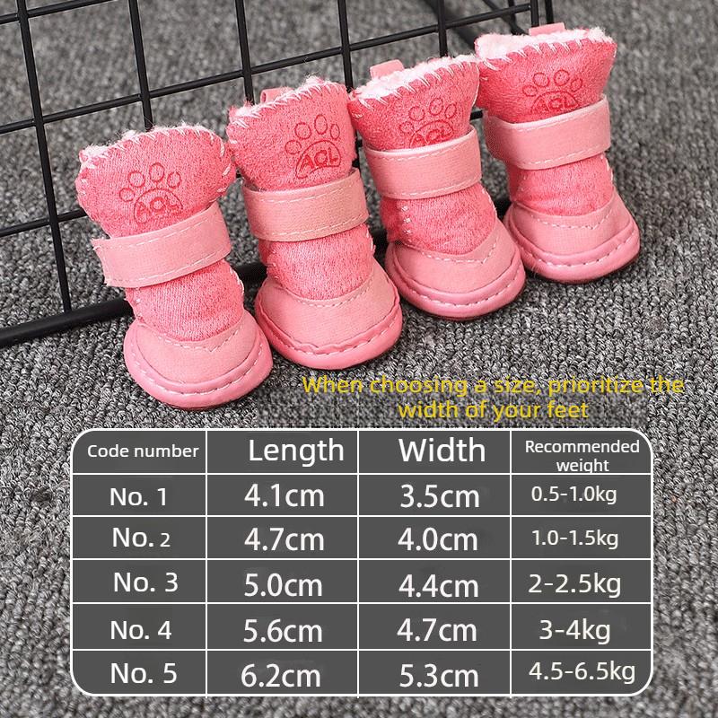 Pet Shoes Thickened Plush Snow Boots Cat Dog Shoes Winter Non-slip Warm Teddy Lamb Wool Dog Cotton Shoes Puppy Rubber Dog Boots 5 рожевий
Pet Shoes Thickened Plush Snow Boots Cat Dog Shoes Winter Non-slip Warm Teddy Lamb Wool Dog Cotton Shoes Puppy Rubber Dog Boots 5 рожевий