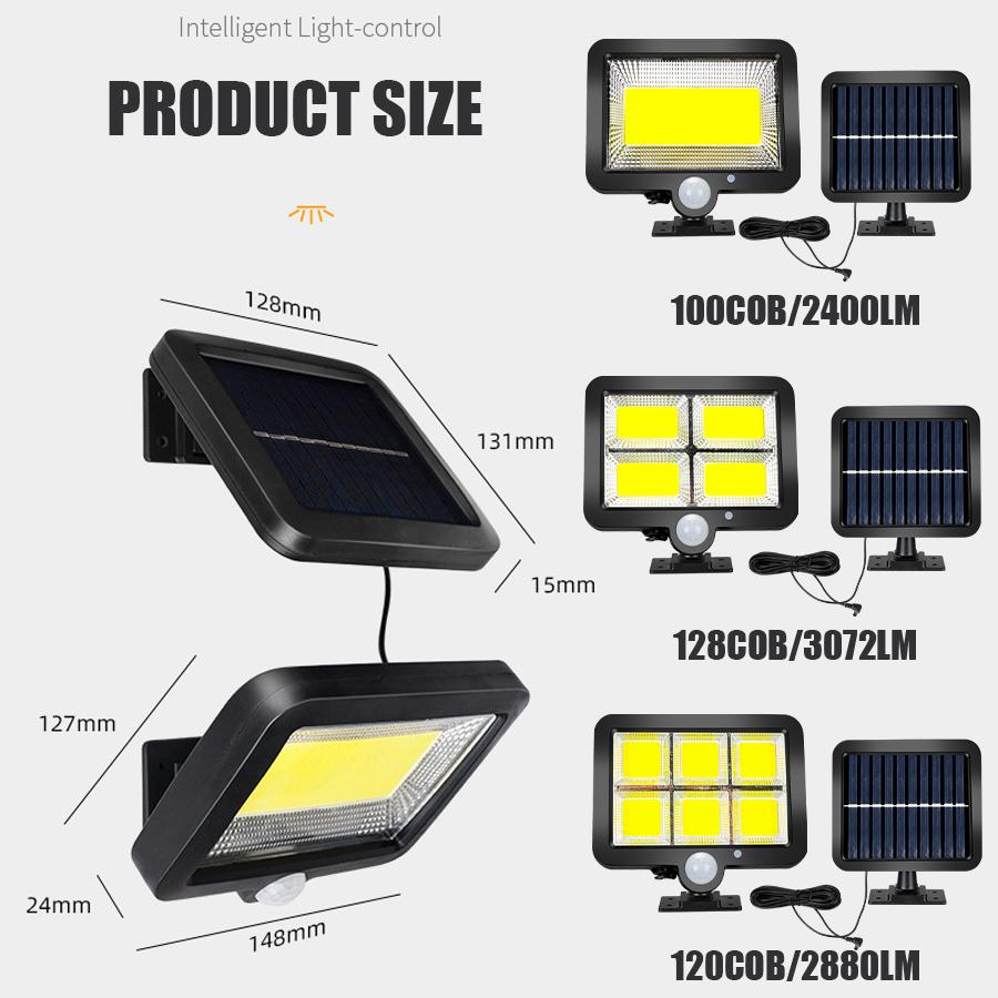 3000LM Super Bright Solar Lights Outdoor Split Wall Lamp 3Mode Waterproof Motion Sensor Street Light For Home Garden Landscape
3000LM Super Bright Solar Lights Outdoor Split Wall Lamp 3Mode Waterproof Motion Sensor Street Light For Home Garden Landscape