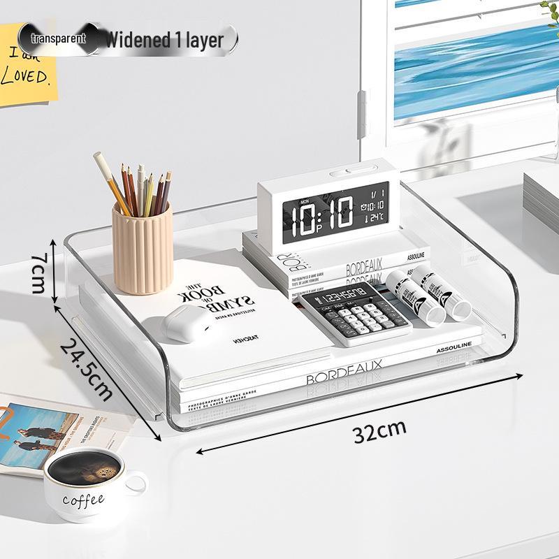 Transparent Desktop File Rack and Office Storage Organizer
Transparent Desktop File Rack and Office Storage Organizer