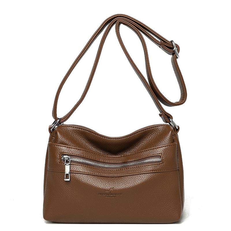 PU Crossbody Bag Women s Large Capacity Multi-compartment Shoulder Bag коричневий
PU Crossbody Bag Women s Large Capacity Multi-compartment Shoulder Bag коричневий