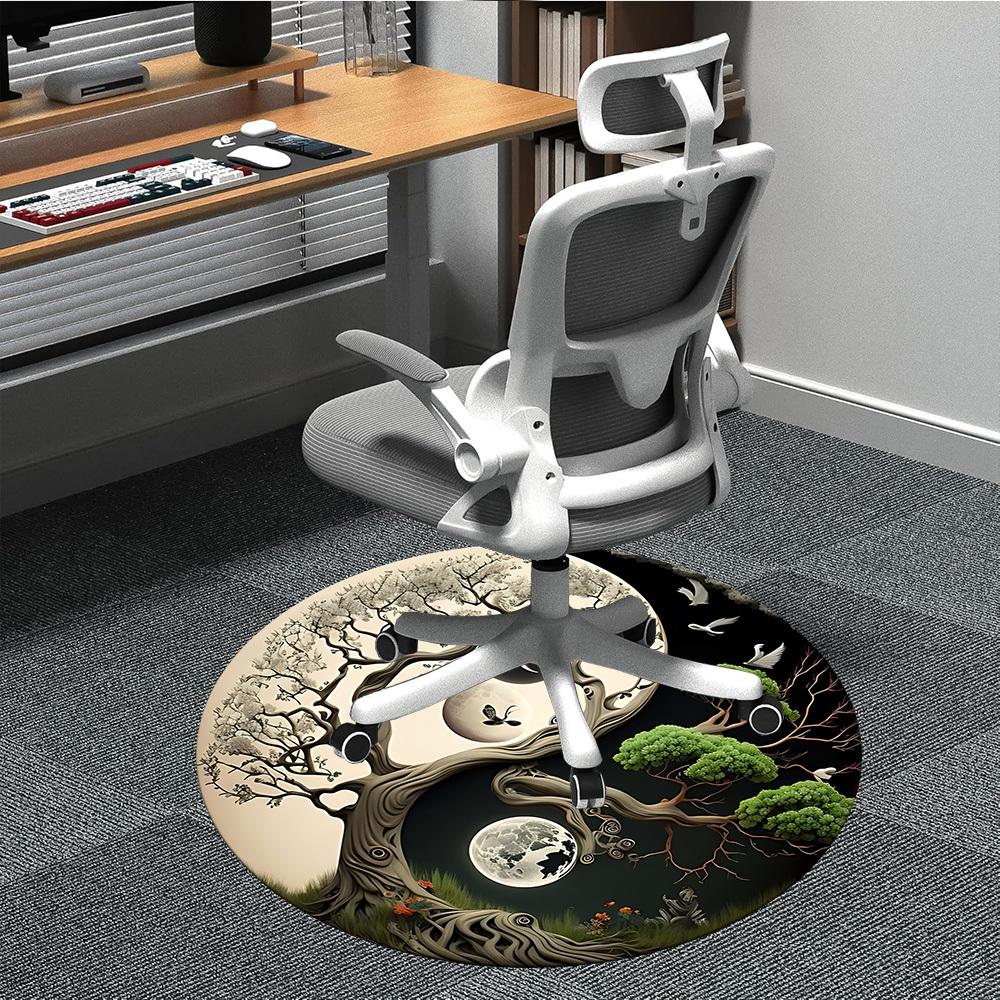 1pc Yin Yang Tree Chair Carpet for Office, Non-slip, Soft and Durable Leisure Rug, Perfect for Office, Living Room yy251103125 80cm by 80cm
1pc Yin Yang Tree Chair Carpet for Office, Non-slip, Soft and Durable Leisure Rug, Perfect for Office, Living Room yy251103125 80cm by 80cm
