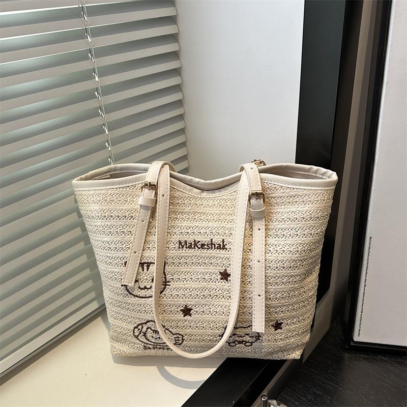 Fresh cartoon printed beach vacation tote bag women s large-capacity new summer versatile casual shoulder bag
Fresh cartoon printed beach vacation tote bag women s large-capacity new summer versatile casual shoulder bag