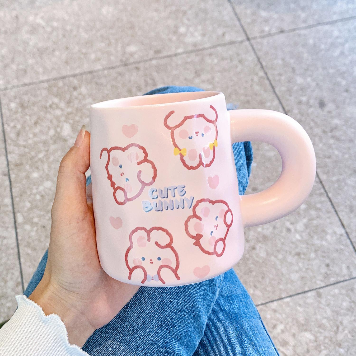 Cute High value Ceramic Cup for Women Creative Mug for Home Couple Water Cup for Men Office Coffee Breakfast Cup 401-500ml
Cute High value Ceramic Cup for Women Creative Mug for Home Couple Water Cup for Men Office Coffee Breakfast Cup 401-500ml