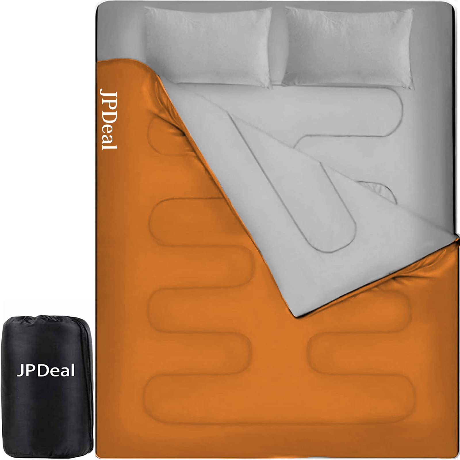 JPDeal Sleeping Envelope Sleeping Bag for 2 Thermal 210T Waterproof Sleeping in the Includes Storage Includes Pillow Bag, Shape, People, Insulation,
JPDeal Sleeping Envelope Sleeping Bag for 2 Thermal 210T Waterproof Sleeping in the Includes Storage Includes Pillow Bag, Shape, People, Insulation,