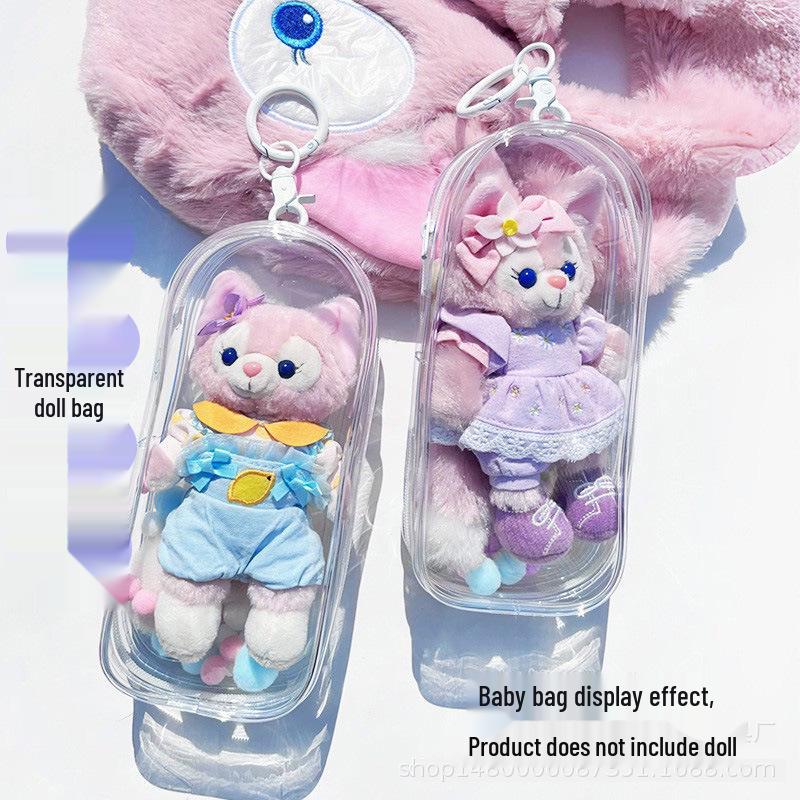 Clear Doll Keychain Bag: 15cm Storage & Protection for Dolls, Dustproof Hanging Pouch. Rectangular Bag
Clear Doll Keychain Bag: 15cm Storage & Protection for Dolls, Dustproof Hanging Pouch. Rectangular Bag