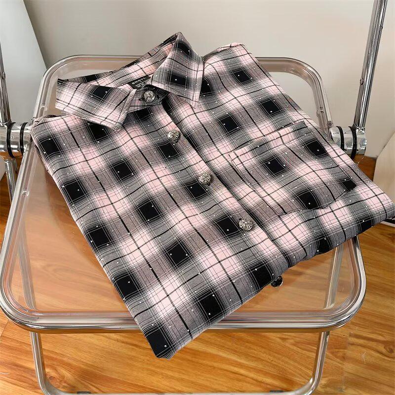 Мужская рубашка с длинным рукавом в клетку в стиле ретро 2024: Японско-американский тренд, свободный крой кэжуал M розовый
Мужская рубашка с длинным рукавом в клетку в стиле ретро 2024: Японско-американский тренд, свободный крой кэжуал M розовый