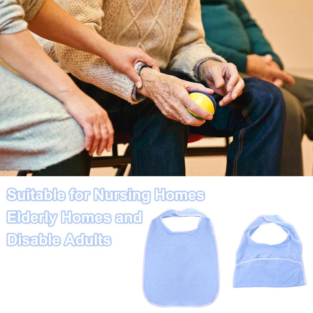 Anti-oil Senior Citizens Bibs Pocket Style Adult Bibs Thicked Elderly Bib Feeding Nursing without Pocket Style
Anti-oil Senior Citizens Bibs Pocket Style Adult Bibs Thicked Elderly Bib Feeding Nursing without Pocket Style