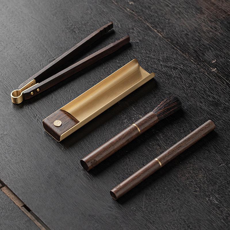 Tea Spoon Four-Piece Set Six Items Set Tea Ceremony Utensils Household High-End Decoration Tea Clip Teapot Cleaning Pen
Tea Spoon Four-Piece Set Six Items Set Tea Ceremony Utensils Household High-End Decoration Tea Clip Teapot Cleaning Pen